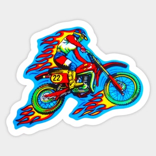 Vintage MotoCross Supercross Enduro Motorcycle Sticker